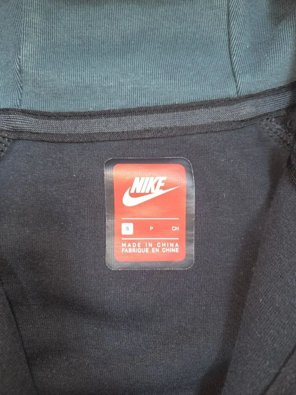 Nike Mens Full-Zip Hoodie Small Black & Blue